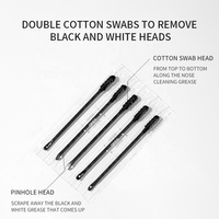 Patchs professionnels pour le soin de la peau, noirs, doux, pour éliminer les boutons, nettoyage en profondeur, bande pour points noirs du nez