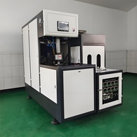 Machine de fabrication de bouteilles PET semi-automatique à 1 cavité, 3-10L, Xinje PLC, multi-tension, garantie d'un an, Sico Machine Easy