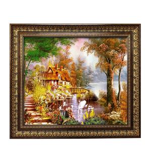 Olesal10x10 מסגרת ציור זהב אירופאית 8 x10 11 11 x14 12 16 x16 16 x20 אינץ 'קיר תלוי מסגרות זהב - Product Image 2