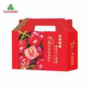 Boîtes d'emballage colorées recyclables, boîtes en carton pour bananes, boîtes d'expédition pour fruits et légumes avec fente, finition mate UV <span class=keywords><strong>spot</strong></span> - Product Image 5