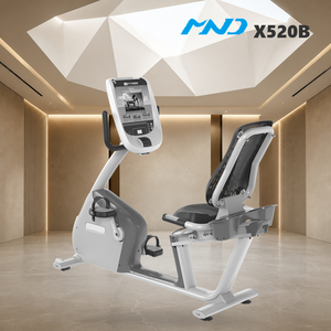 Vélo couché élégant avec écran LCD Pro MND – Appareil de fitness et d'entraînement cardio pour revendeurs d'équipements de gym au Royaume-Uni – Conduite fluide - Product Image 1