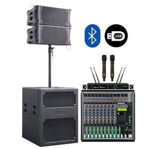 Top-Angebot: Professionelles Line-Array-Lautsprecher-Flightcase-System, Soundsystem für Outdoor-Konzerte und Bühnen, aktive Line-Array-Lautsprecher - Product Image 1