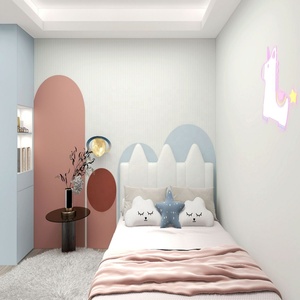 Meubles de chambre d'enfant garde-robe en bois et lits muraux dissimulés pour bébé vente populaire - Product Image 5