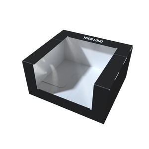 Customized <b>Design</b> Deep Black Gift Box Hat Paper Boxes Wholesale Shipping Slim Flat Box <b>Packaging</b> - Product Image 6