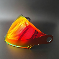 Visière de casque de moto de haute qualité pour casque ouvert LS2 Airflow 2 OF616, lentille anti-UV