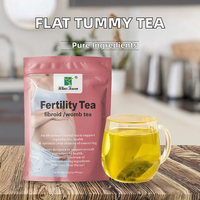 Sachets de thé aux herbes vertes mélangées à la lavande pour le ventre plat, marque distributeur, nettoyant du côlon, brûleur de graisse, thé santé pour la perte de poids, en emballage boîte