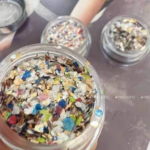 Nouvelles décorations pour ongles en boîte, paillettes DIY pour manucure, composées d'alliage et de paillettes, accessoires pour ongles - Product Image 4