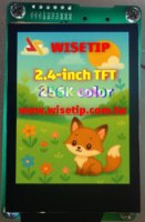 WISETIP VF024A TFT LCD Bildschirmplatine 65x65mm Displaygröße für digitale Werbelösungen im Büro