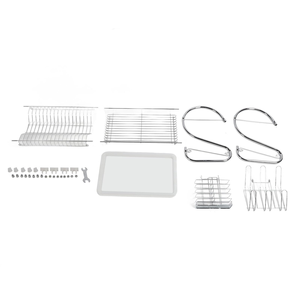 Estante de Almacenamiento Metálico de Alta Calidad para Cocina, Multifuncional, de 2 Niveles, Escurridor de Platos, Soporte para Tabla de Cortar, Escurridor de Fregadero - Product Image 3
