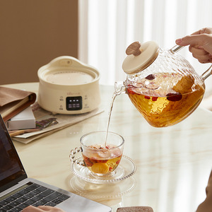 Tetera de Vidrio Little Bear de 1L con Tapa Resistente al Calor para Uso en Casa y Oficina - Product Image 2