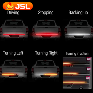 Freno rosso ambra indicatori di direzione LED portellone luce barra rossa linea tripla LED adatto per <span class=keywords><strong>Ford</strong></span> Dodge camion pick-up fuoristrada - Product Image 5
