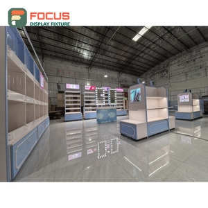 Modern Shop Interior Eco Material Commercial Furniture End To End Solution Makeup Store Interior Design - Product Image 3