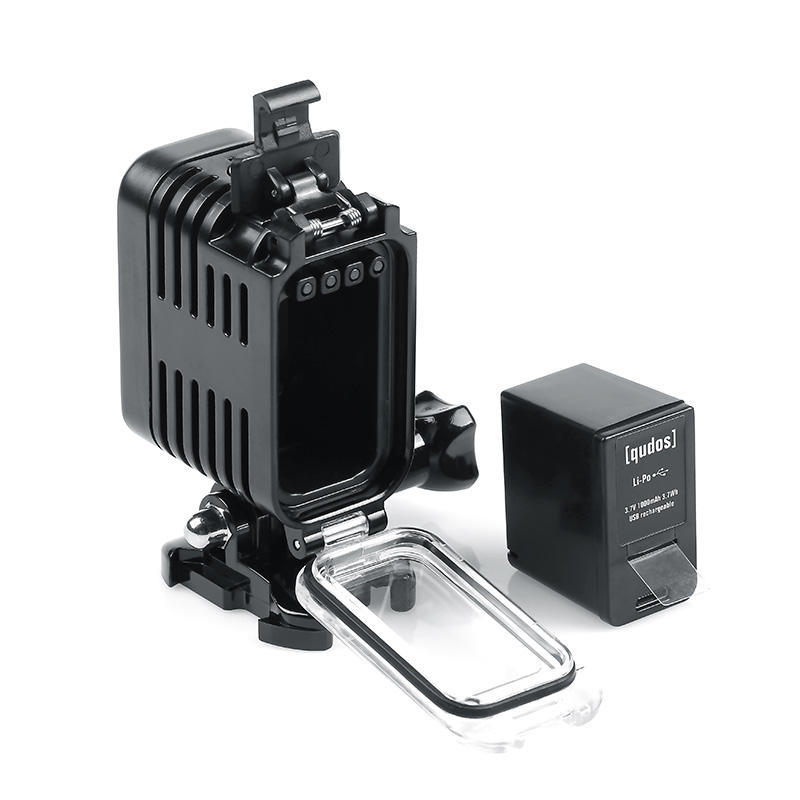 Hongdak New Underwater Waterproof Dimmable Diving LED Light with Batteries for Go Pro Accessories