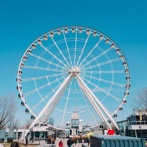 Meilleures ventes Grande roue de 50m, parc d'attractions extérieur, divertissement touristique, construction durable en métal et en acier - Product Image 4