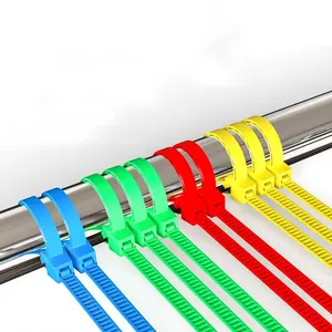 China supplier good quality self-locking black and white nylon66 plastic wire tie nylon cable tie zip ties