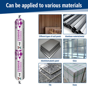 Pegamento adhesivo sellador de silicona para ingeniería de muros cortina, herramienta de construcción de instalación de masilla de mármol - Product Image 3