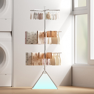 Folding Floor Standing Clothes Drying Rack X Type Foldable For Home Bedroom Balcony Use - Product Image 2