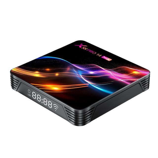 2025 New X88 PRO 14 MAX Quad Core 4GB 128GB Android 14 4K Smart TV Box RK3528 Dual Band WiFi 6 HDR for Media Player