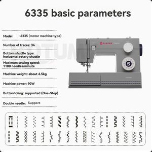 Máquina de Coser Doméstica de Sobremesa 4423/6335, Máquina de Coser Multifuncional - Product Image 6