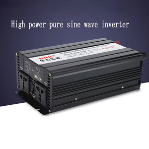เครื่องแปลงไฟพลังงานแสงอาทิตย์สำหรับยานยนต์ 1200W แบบไซน์เวฟ 12V/24V ช่องสัญญาณเดียว รองรับอุปกรณ์ไฟฟ้าภายในบ้าน 600W ใช้กับรถยนต์ ความถี่ 60Hz รุ่น HJ2S-1200S 1200W Sin - Product Image 2