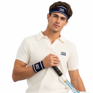 Bracelet de sport OEM personnalisé en coton brodé, absorbant la transpiration, séchage rapide, antibactérien 360 °   Support Articulaire Sportif Unisexe - Product Image 4