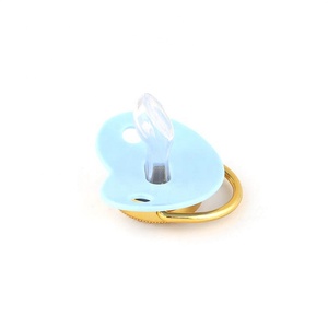 Chupete de silicona de grado alimenticio para bebé, Clips con cadena, personalizado, para recién nacido - Product Image 5