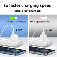 Pengisi Daya USB-C Gallium Nitride PD30W untuk Ponsel, Tablet & Komputer - Adaptor PSE dengan Pengisian Cepat PPS 3.3-11V