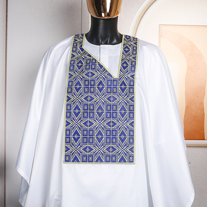Vêtements africains H & D pour hommes, <span class=keywords><strong>Boubou</strong></span> <span class=keywords><strong>traditionnel</strong></span>, ensembles de 3 pièces, costumes pour les fêtes - Product Image 5