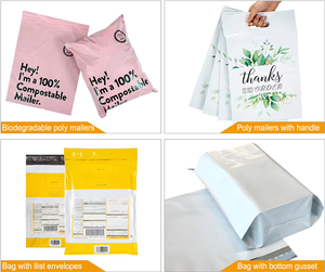 Sacs de Courrier Écologiques Personnalisés avec Logo Imprimé, Luxe, en Polyéthylène Recyclé, Imperméables, pour Chaussures, Sous-vêtements, Chaussettes, Envoi Postal - Product Image 3