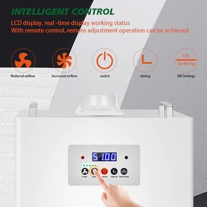 FUMECLEAR Estrattore di Fumi Laser a 3 Stadi di Filtrazione 350W con Filtro HEPA H13 per CO2 VOCS, Saldatura <span class=keywords><strong>Fai</strong></span>-<span class=keywords><strong>da</strong></span>-<span class=keywords><strong>Te</strong></span>, Evacuatore di Fumo Industriale - Product Image 3