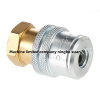 Brass Car Tire Pump 1/4 Joint H-5265 H-4660A Locking Air Chuck Inflation Clamp for OLIVER