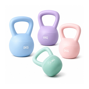<span class=keywords><strong>Manubri</strong></span> Morbidi Portatili Personalizzabili con Logo del Fornitore, da 2, 4, <span class=keywords><strong>6</strong></span>, 8, 12 <span class=keywords><strong>kg</strong></span>, in Sabbia di Ferro e PVC, per Fitness Domestico - Product Image 1