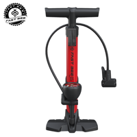 FAST BEE Lightweight Waterproof 300 PSI Portable Bike Pump Steel Hand Air Pump Gauge for Schrader/Presta Road MTB Bicycle
