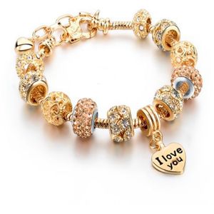 Designer New Trend DIY Chains <b>Copper</b> Heart Charm Pendant <b>Bracelet</b> Bangles Fashion Jewelry Silver/Gold Plated Engagement for - Product Image 4