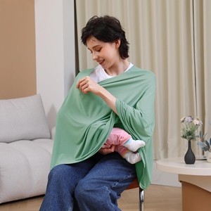 360 ° Poncho d'allaitement à couverture intégrale en rayonne douce et respirante - Product Image 4
