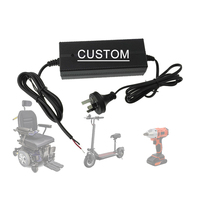 Chargeur de batterie au lithium portable 24v, approuvé ce ukca 24v 29v chargeur ce 29.4v 2a