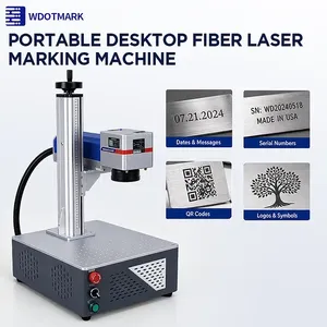 Factory Supply Industrial Integrated Desktop Portable Metal Plastic Fiber UV CO2 Mopa Laser Marking Printing Engraving Carving - Product Image 1