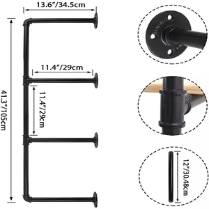 Meubles de tuyau en fonte avec la bride de plancher de tuyau de 1/<span class=keywords><strong>2</strong></span> ", le coude, le té, le réducteur, les raccords de tuyau d'accouplement - Product Image 4
