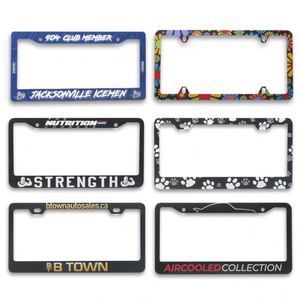 Vente directe d'usine, support de plaque d'immatriculation en aluminium sur mesure pour voitures américaines - Product Image 2