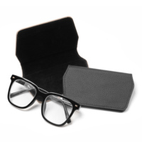 Étui à lunettes en cuir à fermeture magnétique, vente en gros OEM, étui rigide léger pour lunettes, organiseur de lunettes