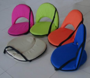 Fauteuil de sol réglable pour adultes, chaise de Support pliable, siège de mediations, en tissu suédé, inclinable avec coussinet multi-angle, nouveau - Product Image 5