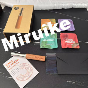 無煙吸入器禁煙スティック木製禁煙30日フレーバー空気吸入器植物ベースニコチンフリー無煙スティック - Product Image 2