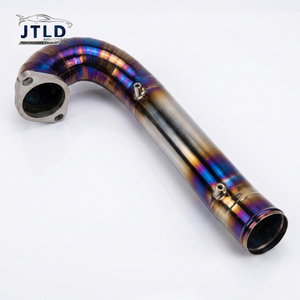 Jtld ท่อครอสโอเวอร์ไทเทเนียมเชื่อมท่อครอสโอเวอร์สำหรับ Honda <span class=keywords><strong>Civic</strong></span> Type R FK8 2.0T K20C1 2017-2021 - Product Image 3