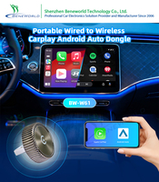 Vente en gros directe d'usine : Dongle CarPlay Android Auto filaire et sans fil 2-en-1, connexion rapide, Plug and Play pour toutes les voitures