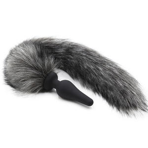 SM Sex toys dispositifs de masturbation masculine et féminine plug anal inférieur queue de <span class=keywords><strong>renard</strong></span> queue de chien animal flirter <span class=keywords><strong>tentation</strong></span> faux poils de laine d'animaux - Product Image 3