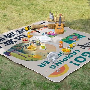 2025 New Arrival Outdoor <b>Picnic</b> Mat Waterproof Oxford Cloth Tote Bag Foldable <b>Picnic</b> <b>Blanket</b> with Zipper - Product Image 5