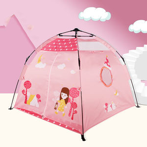 Tente de jeu pour enfants en maille ventilée <span class=keywords><strong>rose</strong></span> de luxe, jouet sportif, facile à plier, château de princesse, <span class=keywords><strong>tipi</strong></span> pour bébé - Product Image 2