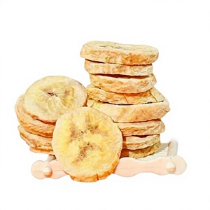 Organic Freeze Dried Banana Chips Premium Natural Fruit Snack Without Artificial Additives for Breakfast Cereal Trail Mix - Product Image 1