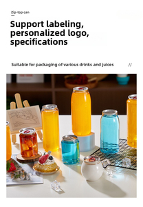 Tùy Chỉnh Pet Đồ Uống Lon In Mượt Nhựa Chai Nước Trái Cây Nhôm Nắp Cho Năng Lượng Đồ Uống Soda Bia Đồ Uống Có Ga - Product Image 3