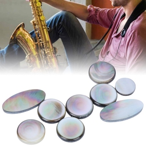Ensemble <span class=keywords><strong>de</strong></span> 9 boutons <span class=keywords><strong>de</strong></span> saxophone noir et blanc, accessoires pour instruments <span class=keywords><strong>de</strong></span> musique - Product Image 5